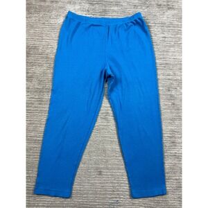 Extra Elements Royal Blue Petite Plus Leggings 20W Vintage 90s USA Made 1814‎